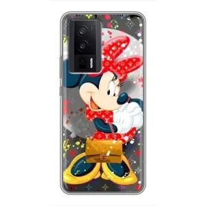Чохол Disney Mouse Xiaomi POCO F5 Pro (PREMIUMPrint) (Minni з бантіком)