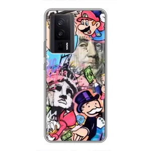 Чохли з крутими принтами для Xiaomi POCO F5 Pro - (PREMIUMPrint) (Monopoly man)