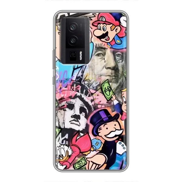 Чехол с принтом «Monopoly man» для Xiaomi POCO F5 Pro