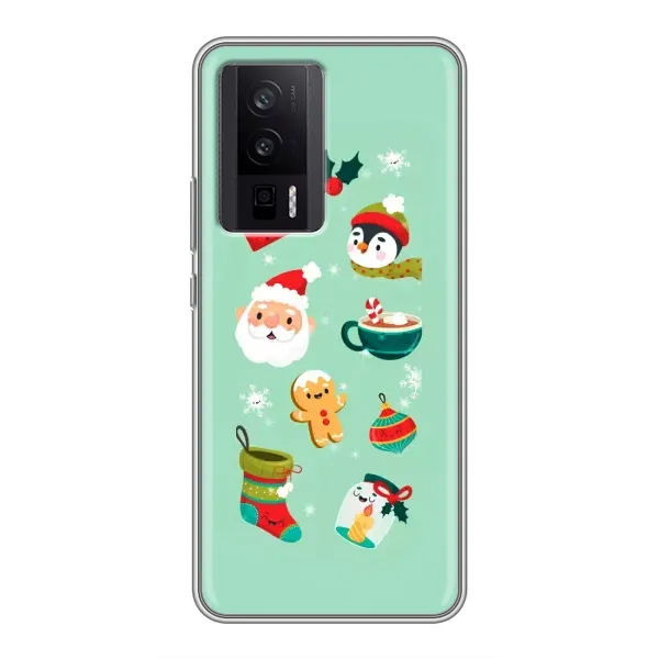 Чехол с принтом «Настроение НГ» для Xiaomi POCO F5 Pro
