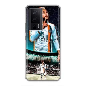 Чехол Неймар для Xiaomi POCO F5 Pro (AlphaPrint) (Неймар ПСЖ)