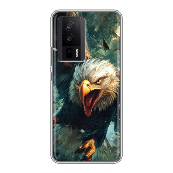 Чохол з принтом «Орел у польоті» для Xiaomi POCO F5 Pro Чохол з принтом «Орел у польоті» для Xiaomi POCO F5 Pro