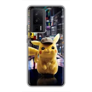 Чехол с Пикачу на Xiaomi POCO F5 Pro (Пикачу покемон)