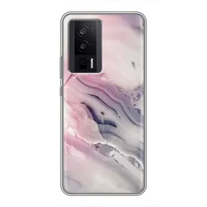 Мраморний чехол на Xiaomi POCO F5 Pro (VPrint) (Пурпурний Мрамор)