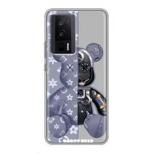 Круті Чохли Луі Віттон для Xiaomi POCO F5 Pro (AlphaPrint) (Робот Медведик)