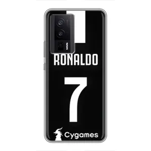 Чехол Криштиану Роналду для Xiaomi POCO F5 Pro (AlphaPrint) (RONALDO 7)