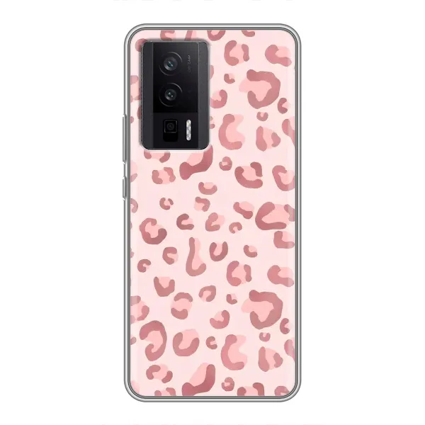 Чохол з принтом «Рожевий леопард» для Xiaomi POCO F5 Pro