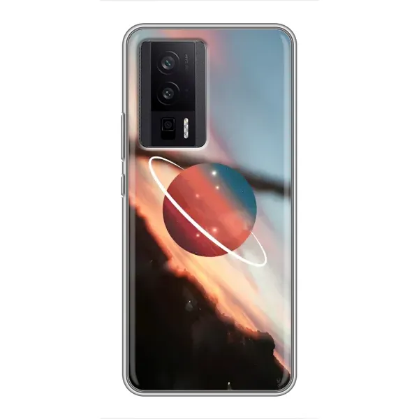 Чехол с принтом «Сатурн» для Xiaomi POCO F5 Pro
