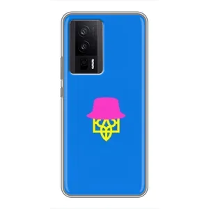 Чохли для Xiaomi POCO F5 Pro Укр. Символіка (AlphaPrint) (Шапка на гербу)