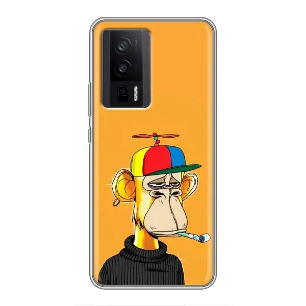 Чехол с принтом «Скучающая Обезьяна NFT» для Xiaomi POCO F5 Pro