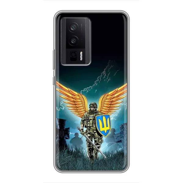 Чехол с принтом «Солдат ЗСУ» для Xiaomi POCO F5 Pro