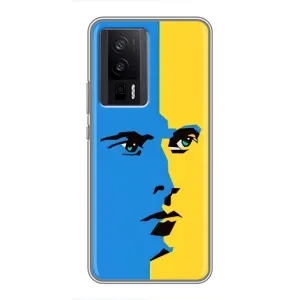 Украинские Чехлы для Xiaomi POCO F5 Pro с картинкой УПА (AlphaPrint) (Степан Бандера)