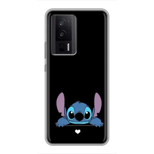 Чехол с принтом «Стич на черном» для Xiaomi POCO F5 Pro