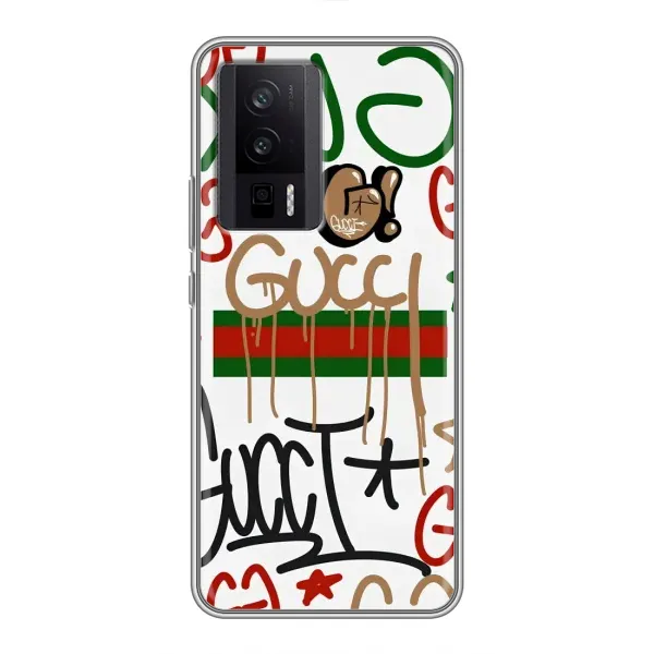 Чехол с принтом «Стиль GUUCI» для Xiaomi POCO F5 Pro