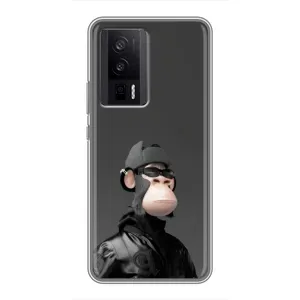 Чохли з Мавпами NFT для Xiaomi POCO F5 Pro (AlphaPrint) (стильна мавпа NFT)