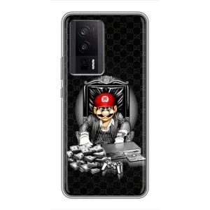 Чохли з крутими принтами для Xiaomi POCO F5 Pro - (PREMIUMPrint) (Супер Маріо)