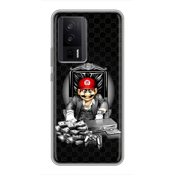 Чехол с принтом «Супер Марио» для Xiaomi POCO F5 Pro