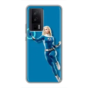 Чохол з принтом Фантастична четвірка для Xiaomi POCO F5 Pro (Сью Сторм політ)