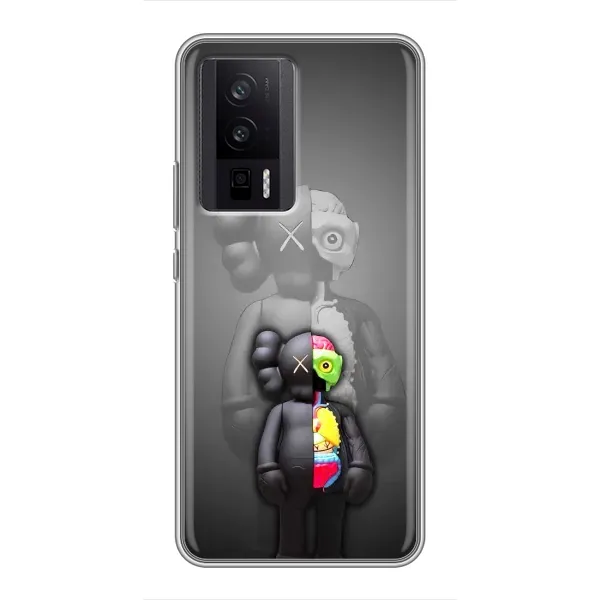 Чехол с принтом «Тело Bearbrick» для Xiaomi POCO F5 Pro