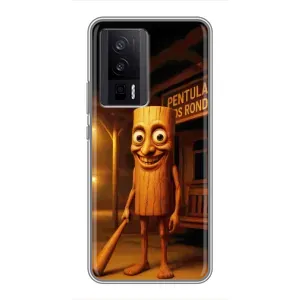 Чохол з мемом Тралалело тралала на Xiaomi POCO F5 Pro (Тунг тунг сахур)
