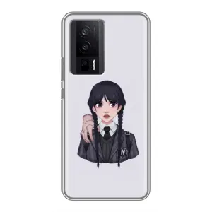 Чохли Венсдей на Xiaomi POCO F5 Pro Уенсдей (AlphaPrint) (Венздей і Річ)