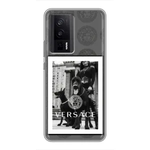 Чохли VERSACE для Сяомі POCO F5 Про (PREMIUMPrint) (Версаче)
