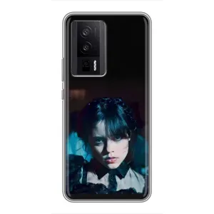 Чохли Венсдей на Xiaomi POCO F5 Pro Уенсдей (AlphaPrint) (погляд Венздей)