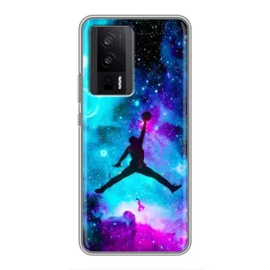 Чехлы для Xiaomi POCO F5 Pro - с картинкой JORDAN (AlphaPrint) (Яркий Джордан)