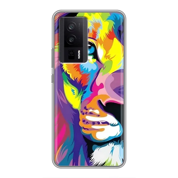 Чехол с принтом «Яркий Лев» для Xiaomi POCO F5 Pro