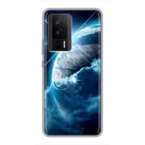 Космічні Чохли для Сяомі POCO F5 Про (VPrint) (Земля з космоса)
