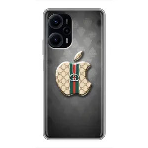 Чехлы ГУЧЧИ для Поко Ф5 (AlphaPrint) (Apple gucci)