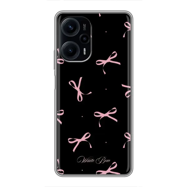 Чохол з принтом «Банти на чорному» для Xiaomi POCO F5 Чохол з принтом «Банти на чорному» для Xiaomi POCO F5