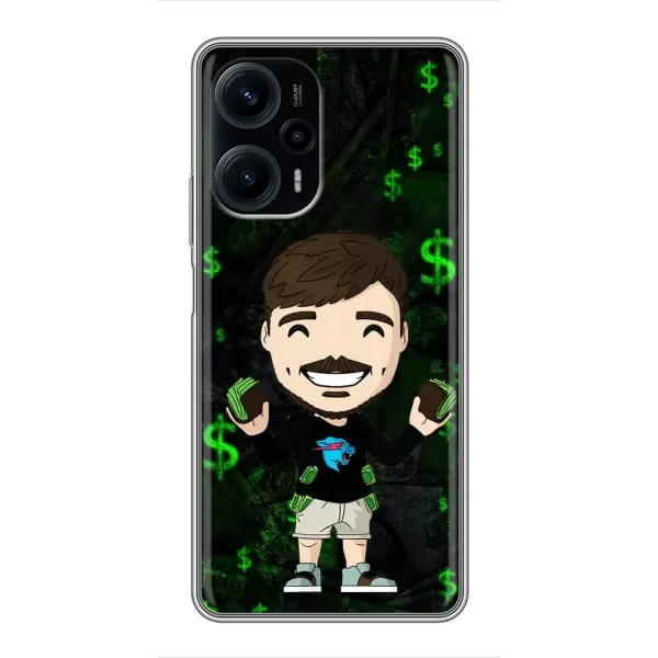 Чехол с принтом «Блогер Beast» для Xiaomi POCO F5
