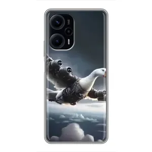 Чехол с мемом Тралалело тралала на Xiaomi POCO F5 (Бомбардини гусини)