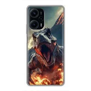 Чохол з картинкою 'Хижаки' для Xiaomi POCO F5 (Вогняний динозавр)