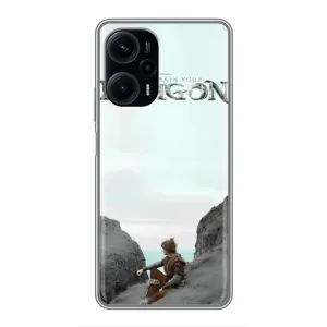 Чохол як приборкати дракона на Xiaomi POCO F5 (Дракон лого)