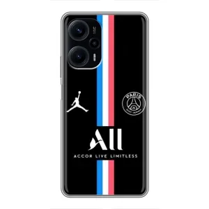 Чохли PSG для Xiaomi POCO F5 (AlphaPrint) (футболка ПСЖ)