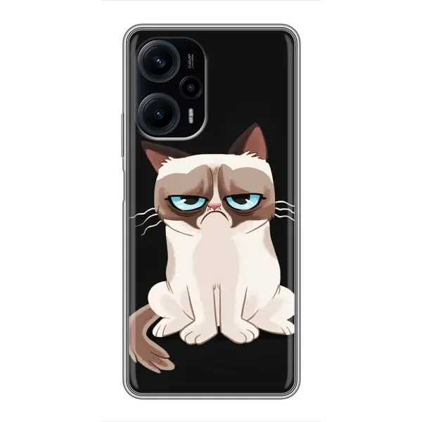 Чохол з принтом «Сумний кіт» для Xiaomi POCO F5 Чохол з принтом «Сумний кіт» для Xiaomi POCO F5