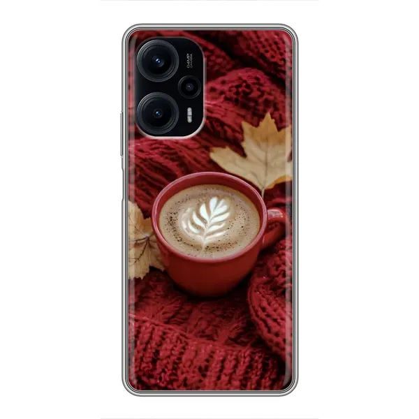 Чохол з принтом «Кава на ковдрі» для Xiaomi POCO F5 Чохол з принтом «Кава на ковдрі» для Xiaomi POCO F5