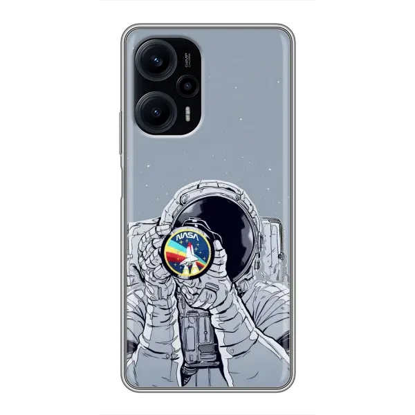 Чохол з принтом «Космонавт фото» для Xiaomi POCO F5 Чохол з принтом «Космонавт фото» для Xiaomi POCO F5