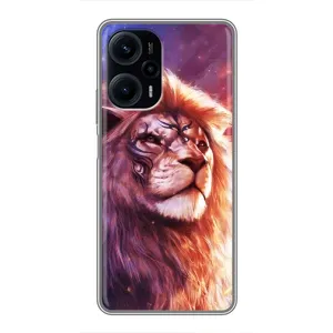 Чохол з картинкою ЛЕВ для Xiaomi POCO F5 (VPrint) (Красочний Лев)