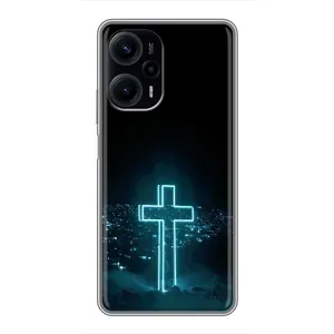 Християнські Чохли для Xiaomi POCO F5 (AlphaPrint) (Хрест і місто)