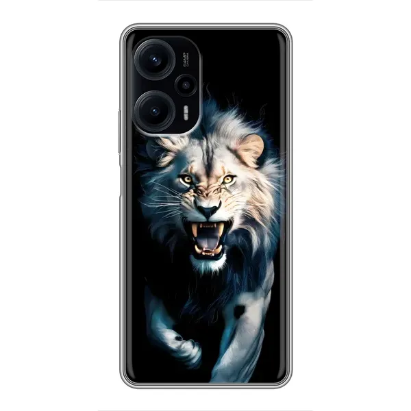 Чехол с принтом «Лев в темноте» для Xiaomi POCO F5