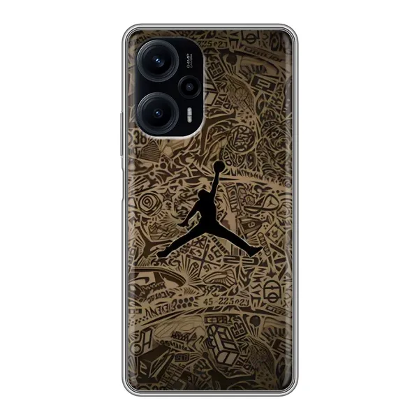 Чохол з принтом «Logo Jordan» для Xiaomi POCO F5 Чохол з принтом «Logo Jordan» для Xiaomi POCO F5