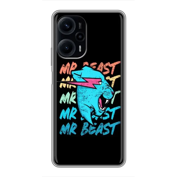 Чехол с принтом «logo Mr beast» для Xiaomi POCO F5