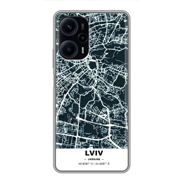 Чехол с принтом «Львов» для Xiaomi POCO F5
