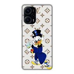 Чехли для Xiaomi POCO F5 - Скрудж МакДак Louis Vuitton (PREMIUMPrint) (Макдак на стилі)