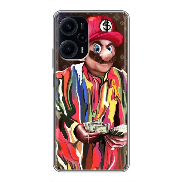Чехол с принтом «Mario LV» для Xiaomi POCO F5