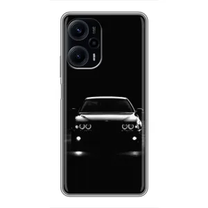 Чехол для Поко Ф5 - с принтом БМВ (AlphaPrint) (Машина BMW)