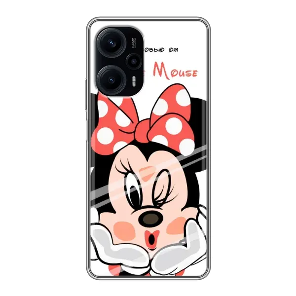 Чехол с принтом «Маус Минни» для Xiaomi POCO F5